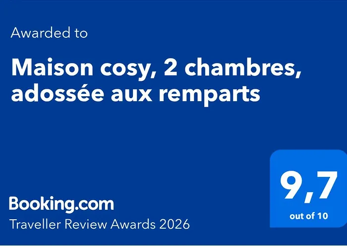 Maison Cosy, 2 Chambres, Adossee Aux Remparts